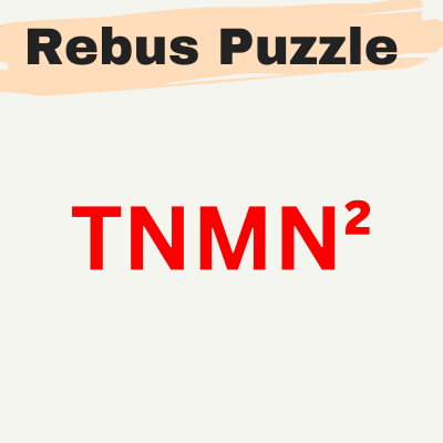 TNMN2 – Rebus Puzzle with Answer | TNMN (Square)