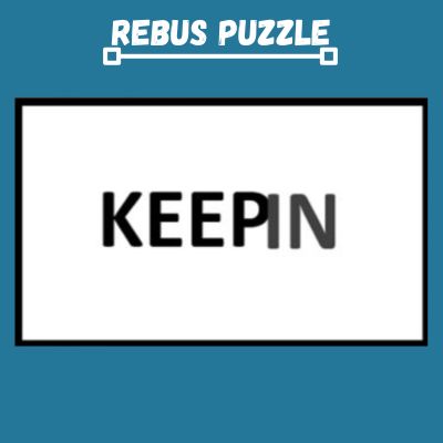 keepin rebus puzzle